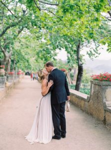 Elopement Villa Cimbrone Ravello Italy Kelly Poston