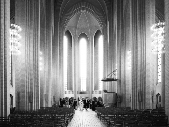 Copenhagen wedding Gruntvigs Kirke