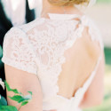 Wedding dress lace back
