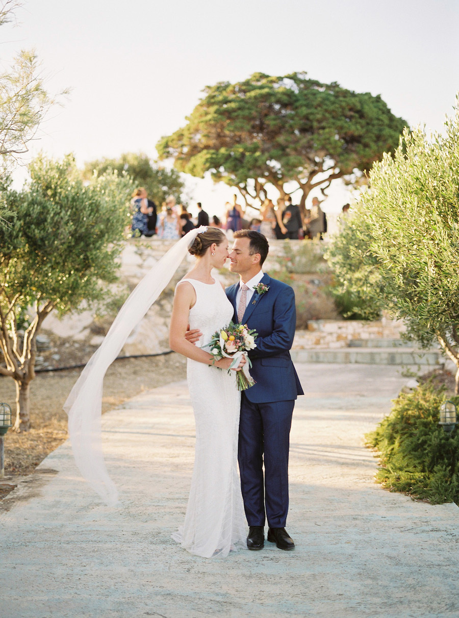 Colorful Olive Grove Wedding Paros