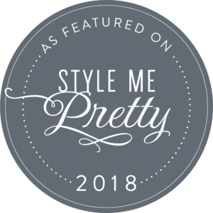 As seen on Style Me pretty 2018