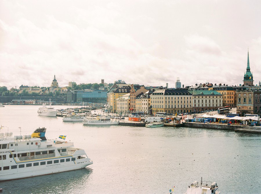 View over Old Town in Stockholm