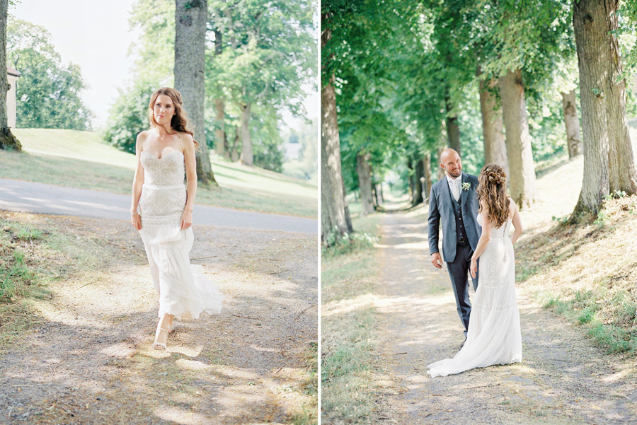 first look in the forest at Södertuna Slott