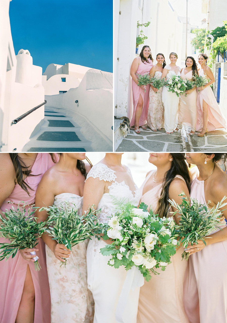 Greek island destination wedding in Marpissa Paros