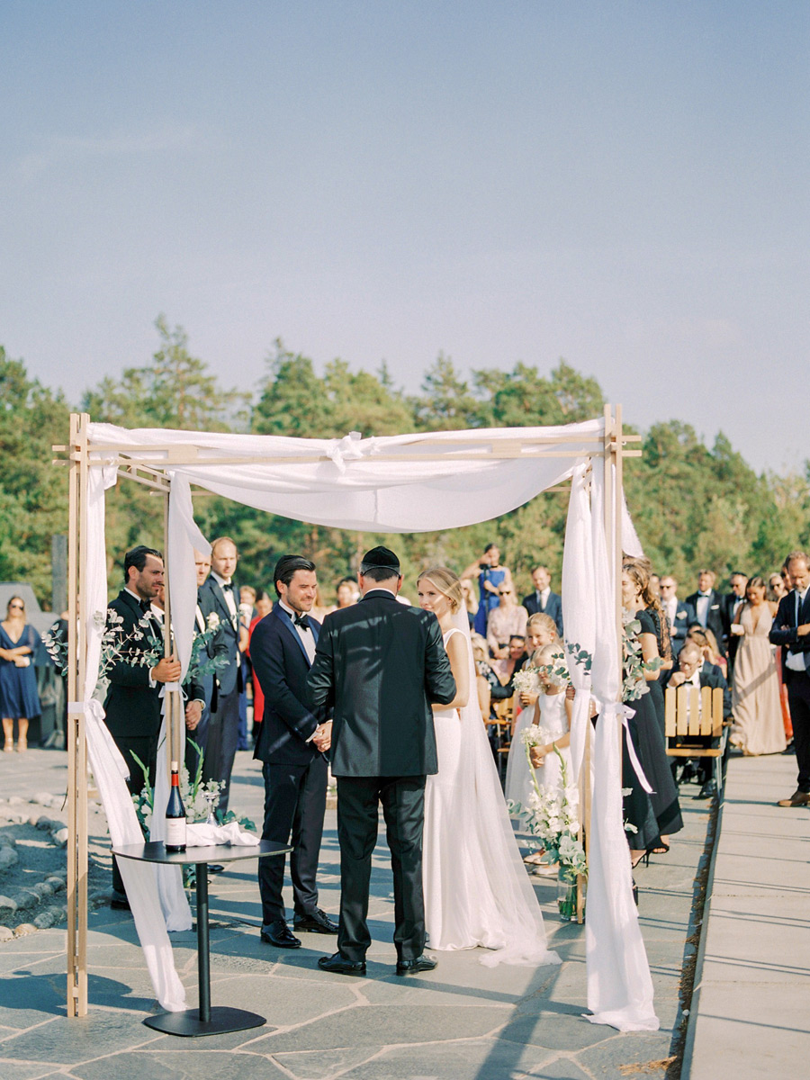 Chuppa Judiskt bröllop på Artipelag i Nacka