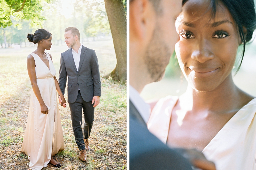 Editorial style engagement photos example