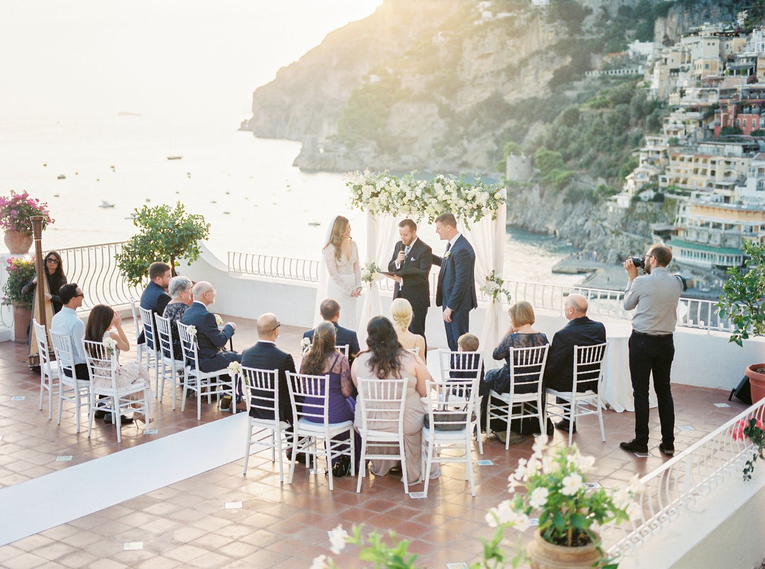 Hotel Marincanto Wedding at the red terrace 
