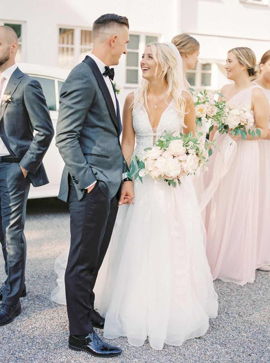 Bride and groom at Skytteholm